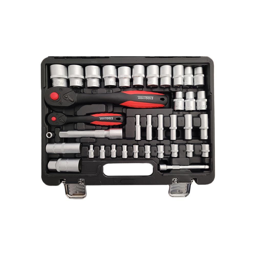 Doppen set 1/4" & 1/2" 68 delig