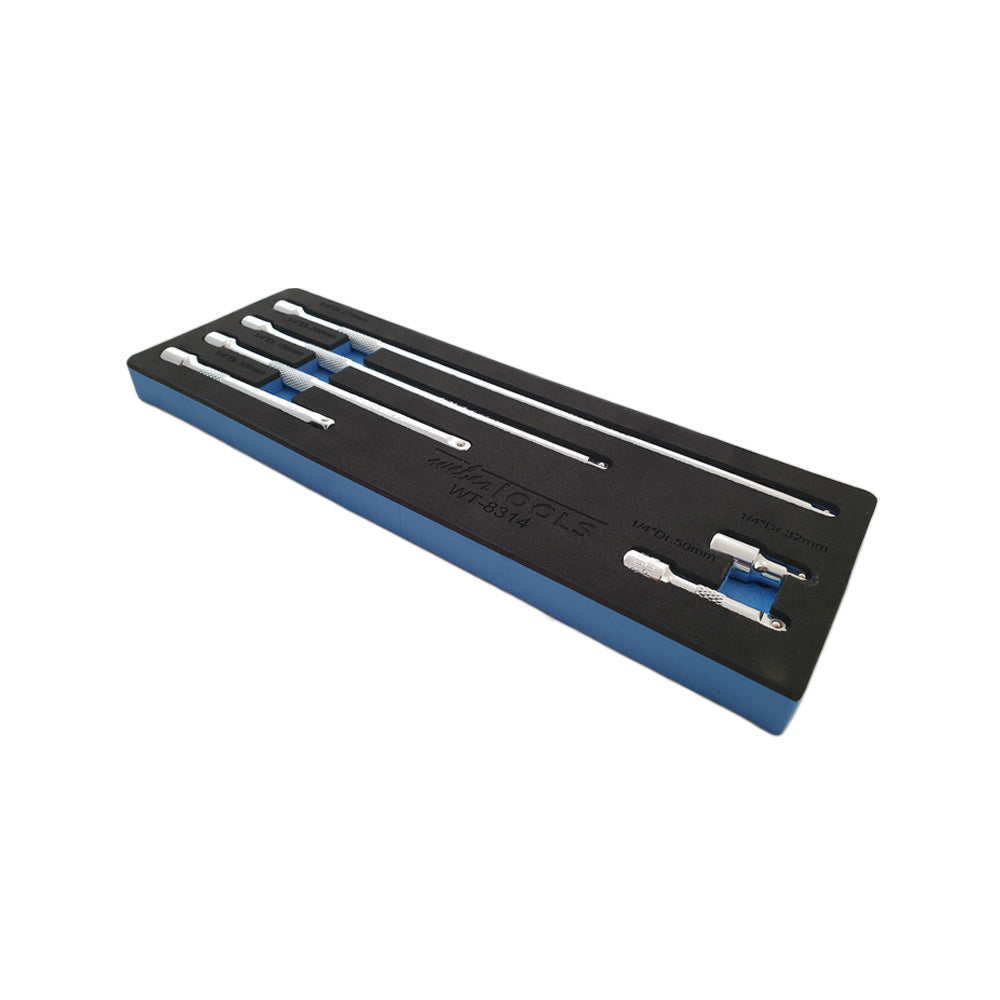 1/4" Verlengstukken set 6 delig