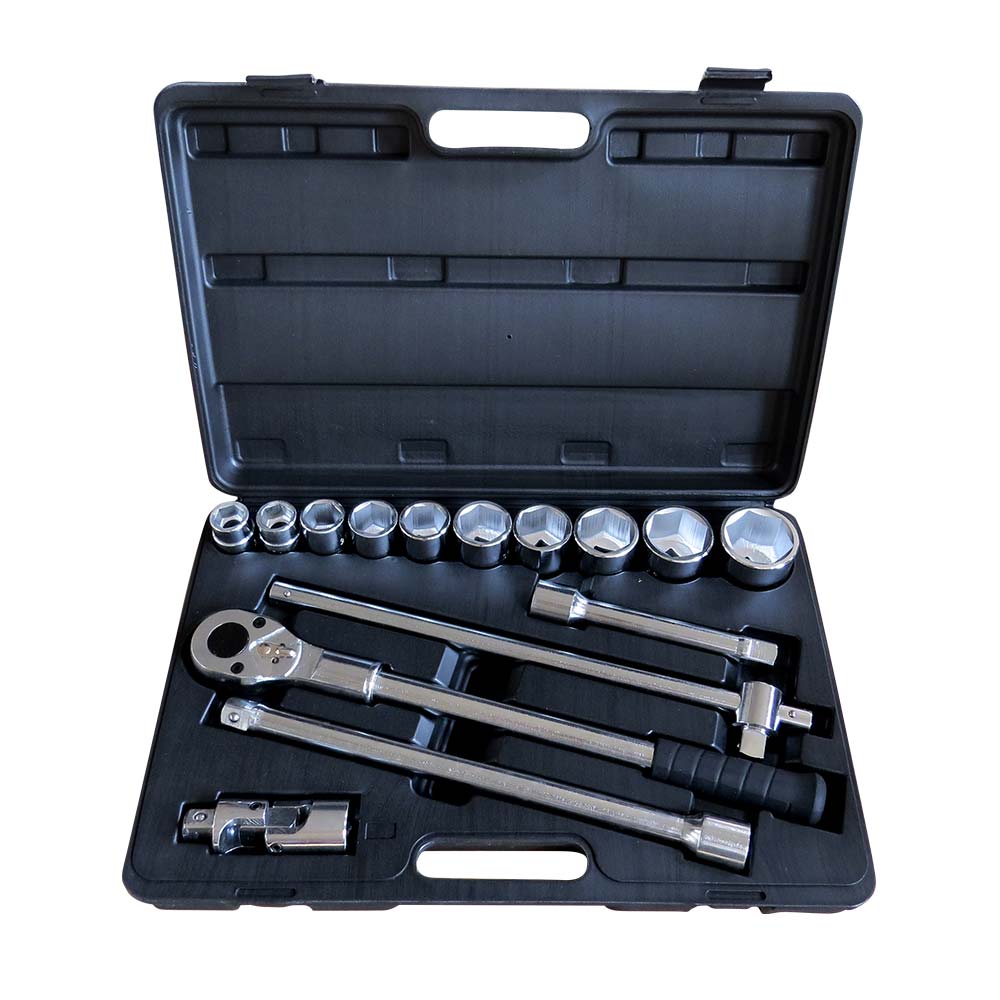 3/4" Doppenset 6-kant 15 delig