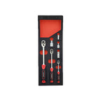 Omkeerbare ratel set voor smalle ruimtes, 1/4, 3/8 & 1/2"