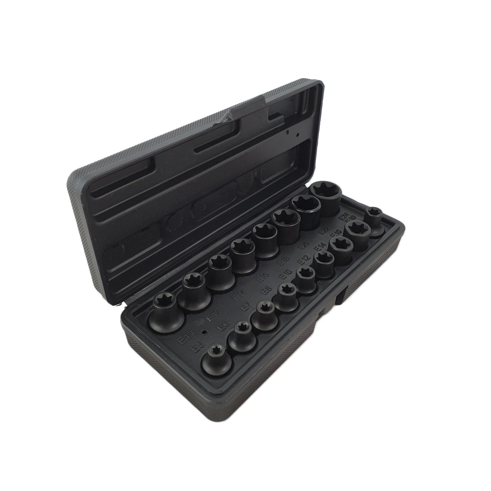 3/8'' & 1/2'' Krachtdoppen set E-Torx
