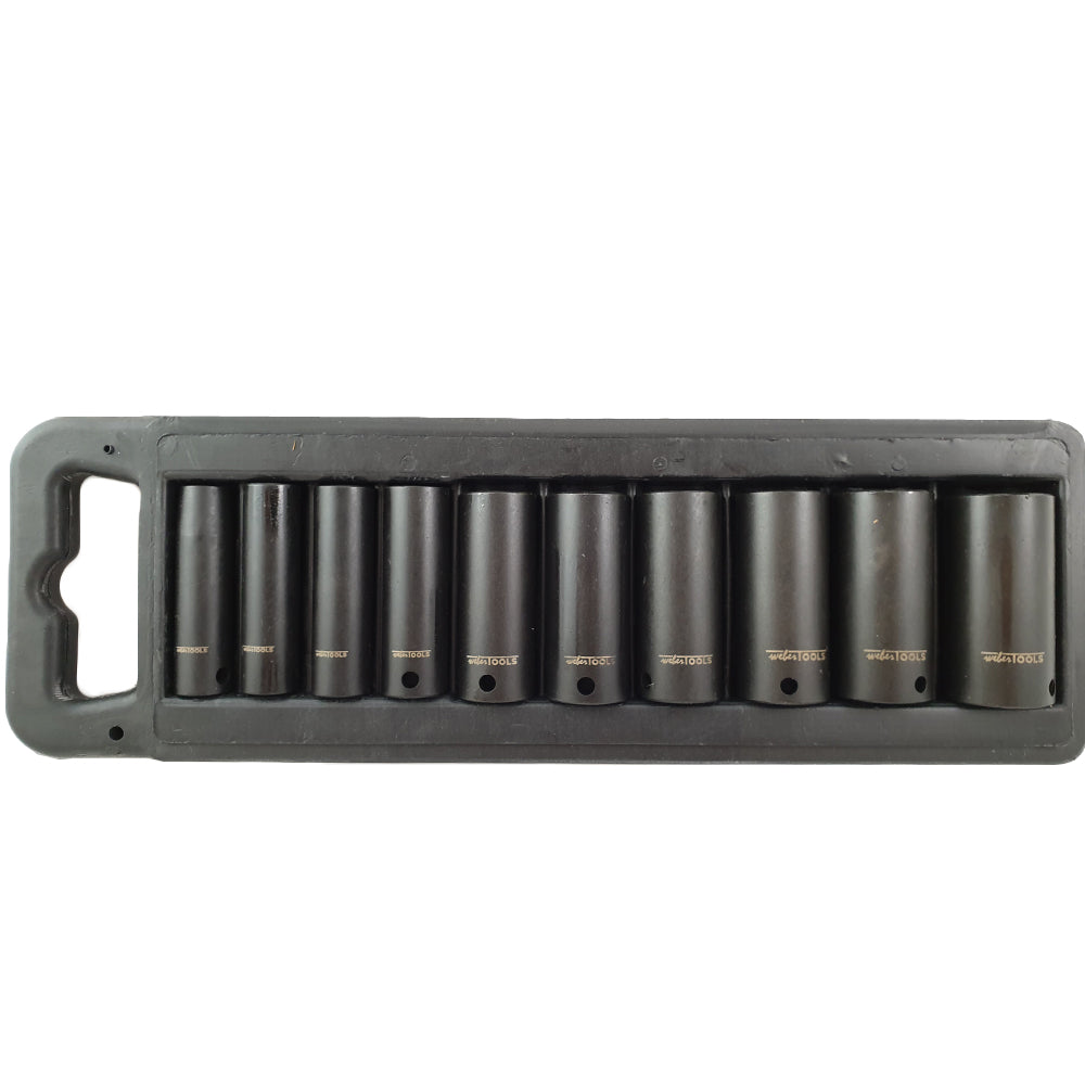 3/8" Krachtdoppenset lang 10 delig