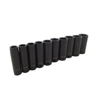 3/8" Krachtdoppenset lang 10 delig