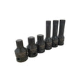 1/2" Krachtdoppenset Spline 6 delig