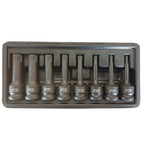 1/2" Krachtdoppenset Spline 8 delig