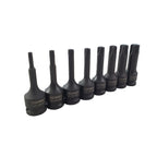 1/2'' Krachtdoppenset Torx 8-delig