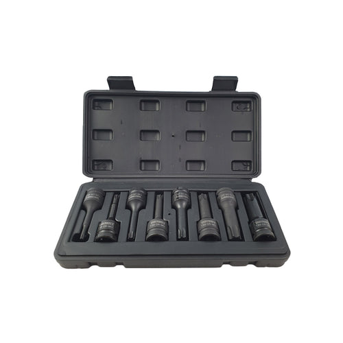 1/2'' Krachtdoppenset Torx 8-delig