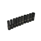 1/2'' Lange en extra dunne krachtdoppenset 10-delig