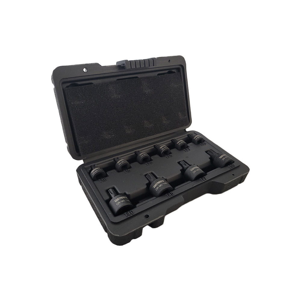 Stubby Torx Kracht Doppenset 10-delig
