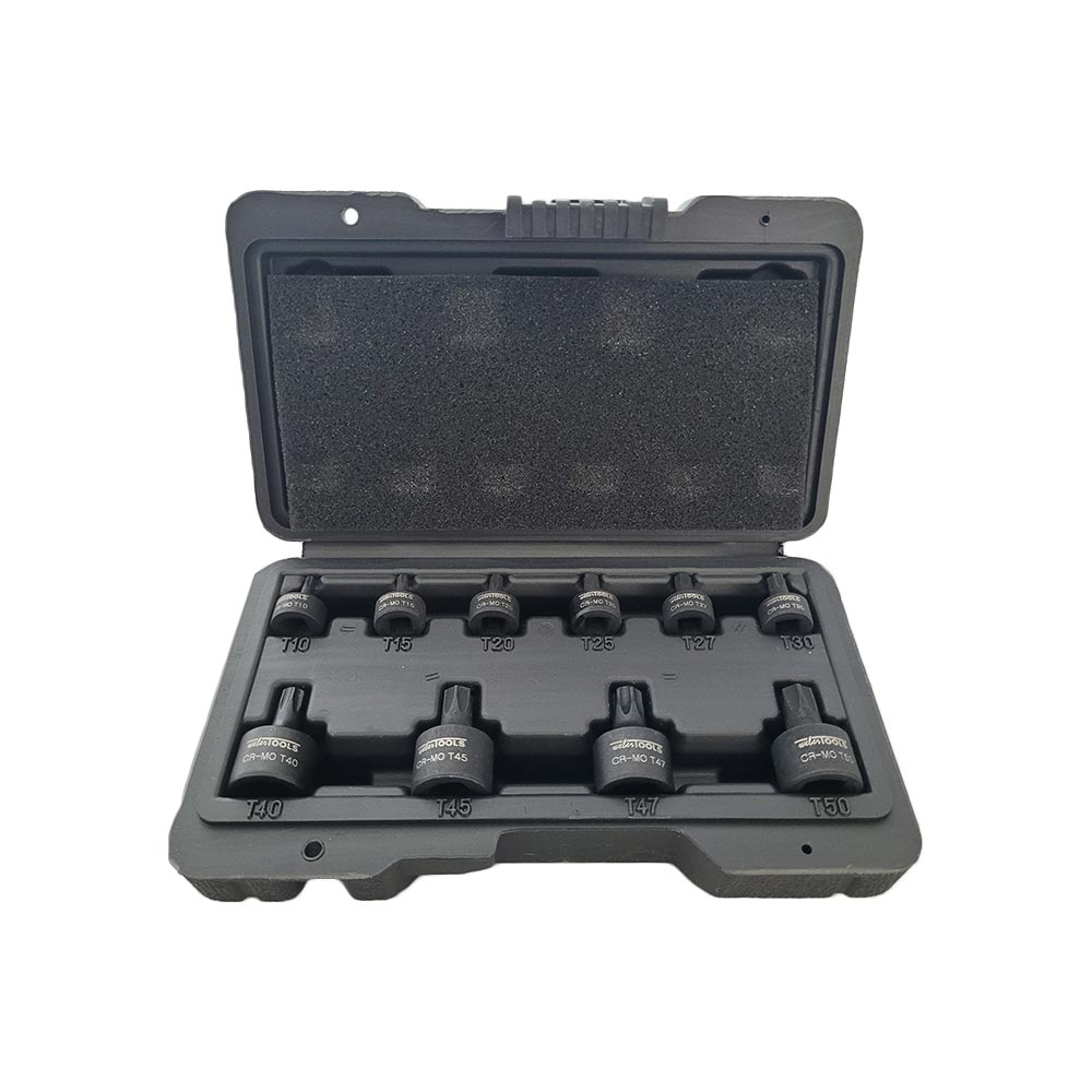 Stubby Torx Kracht Doppenset 10-delig