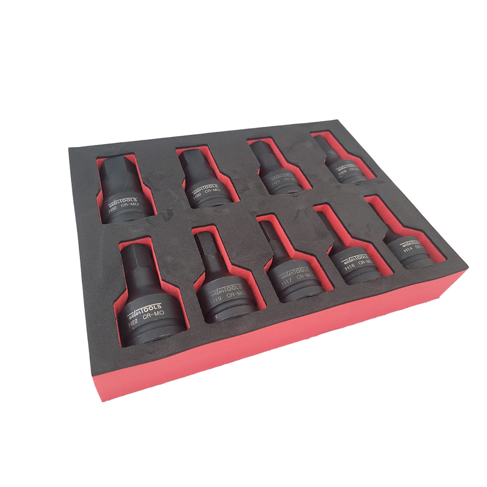 9-delige 3/4"Inbus kracht stiftdoppenset