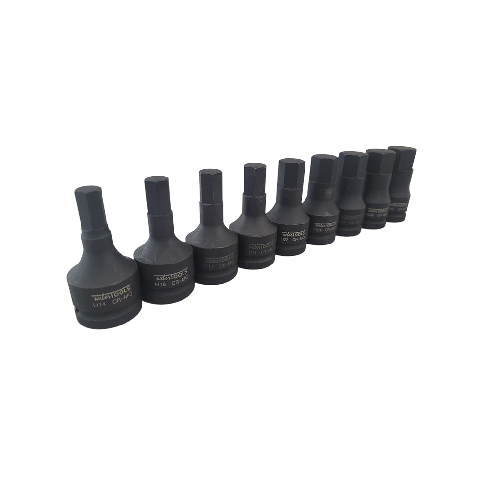 9-delige 3/4"Inbus kracht stiftdoppenset
