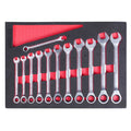 Ringratelsleutels set 12 delig